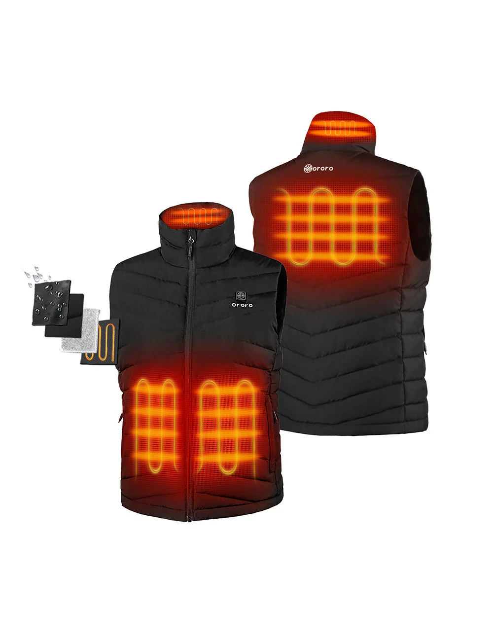 Women's Heated Lightweight Down Vest (Apparel Only) - Image 2