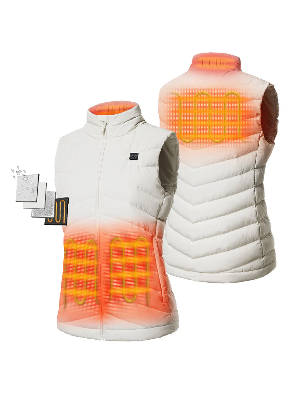 Women's Heated Lightweight Down Vest (Apparel Only) - Image 26