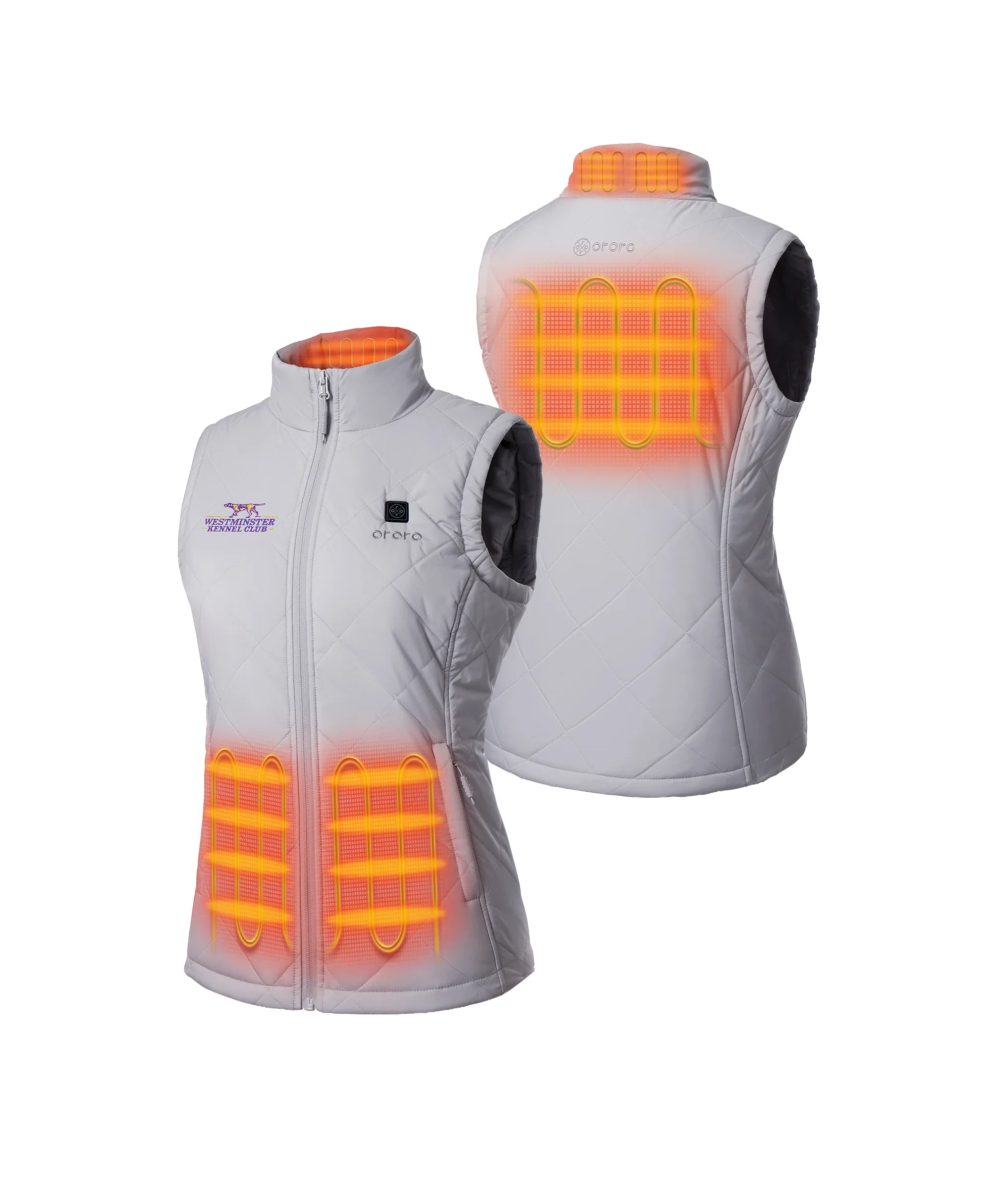 Women's 4-Zone Heated Quilted Vest - Westminster Kennel Club® Edition - Image 2