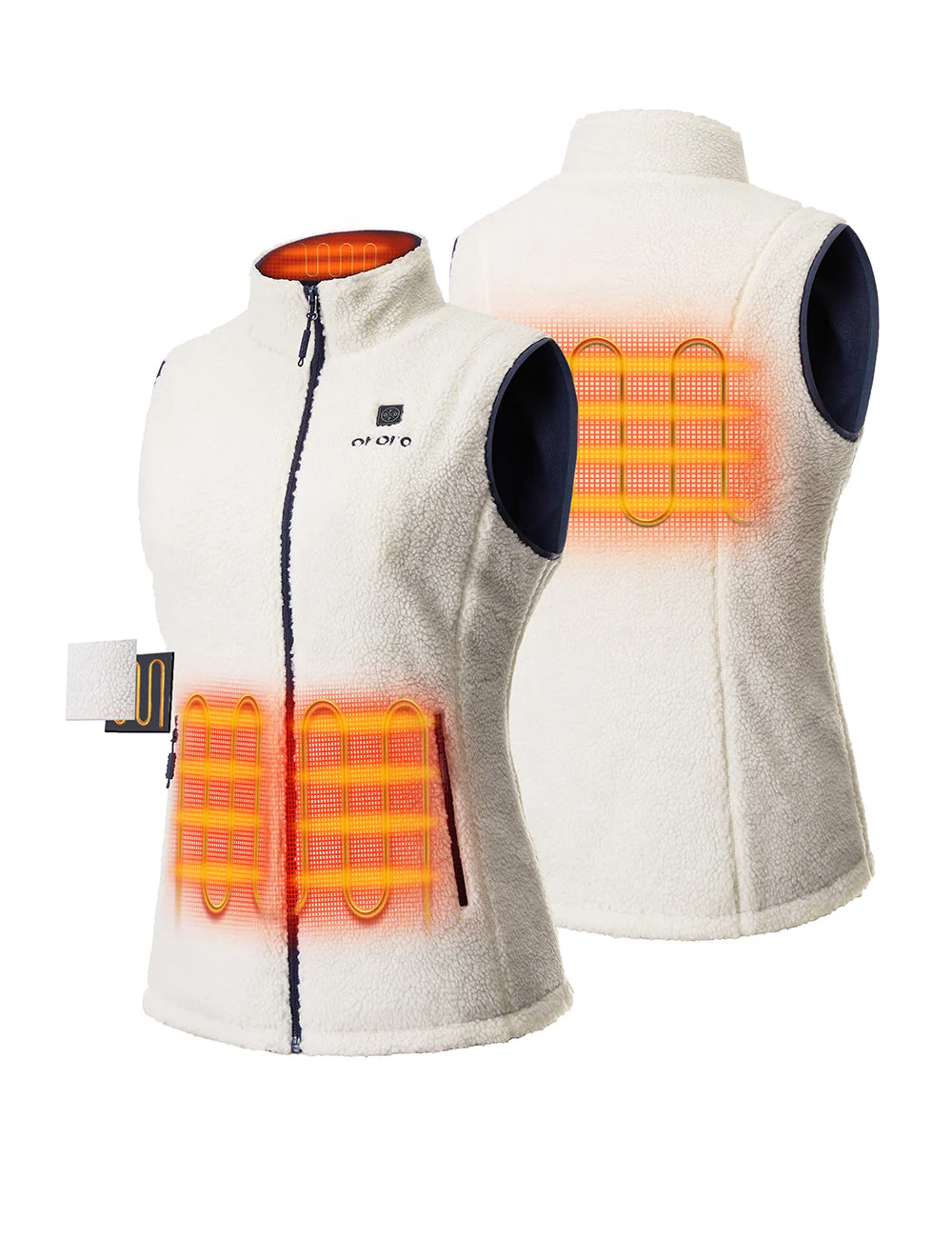 Women's Heated Recycled Fleece Vest (Apparel Only) - Image 12