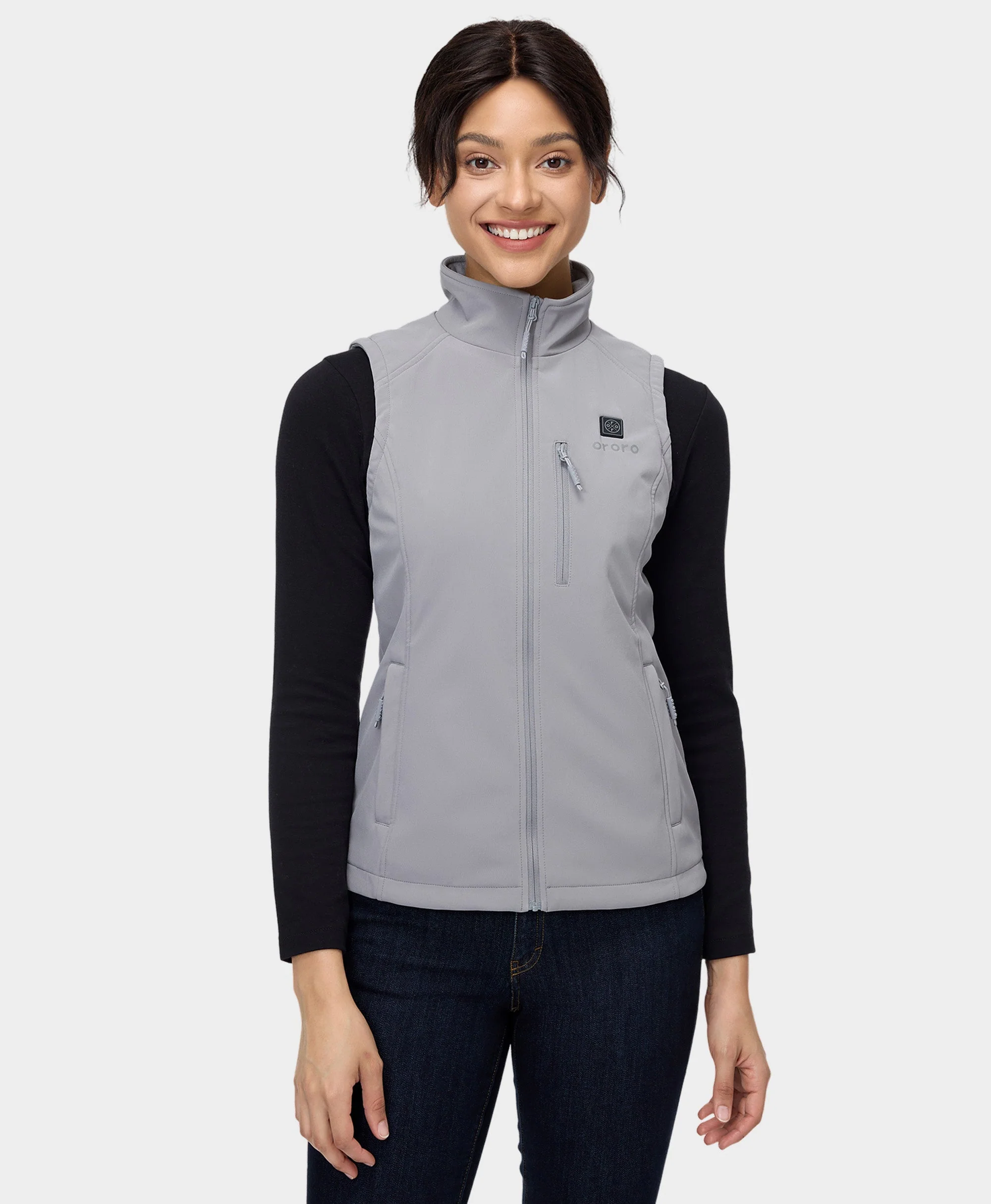 (Open-box) Women's Heated Softshell Vest - Lower Back Heating (Battery Set Not Included) - Image 11