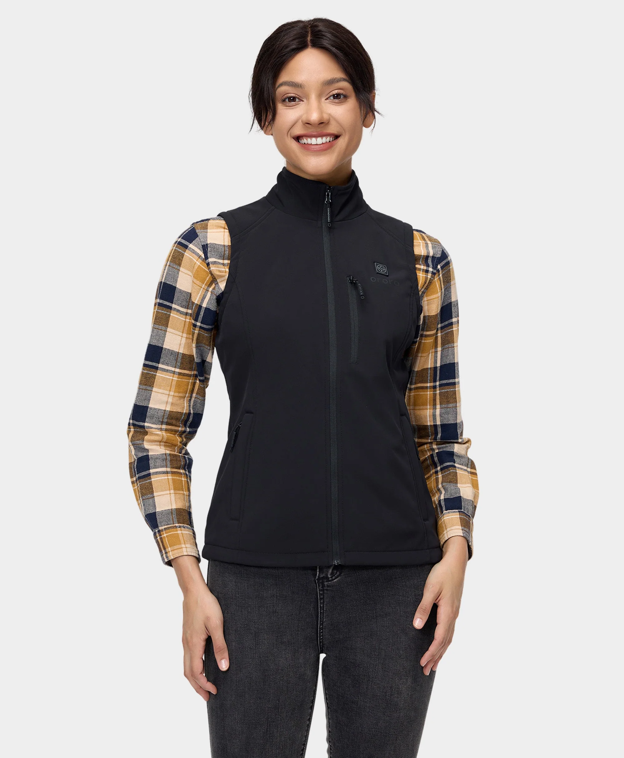 (Open-box) Women's Heated Softshell Vest - Lower Back Heating (Battery Set Not Included) - Image 2
