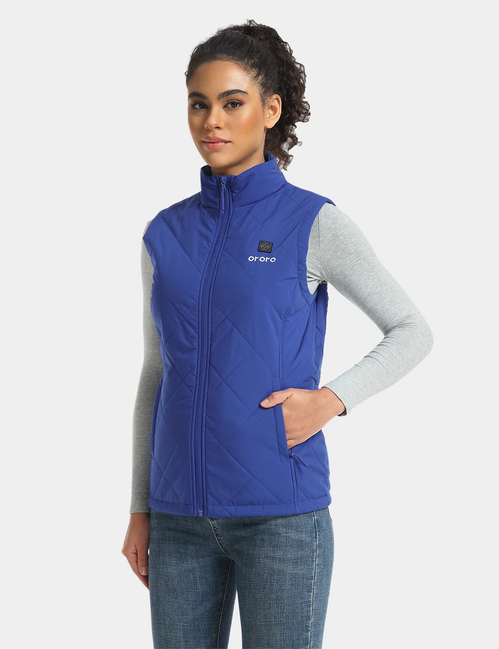 Women's Heated Quilted Vest - New Colors - Image 4