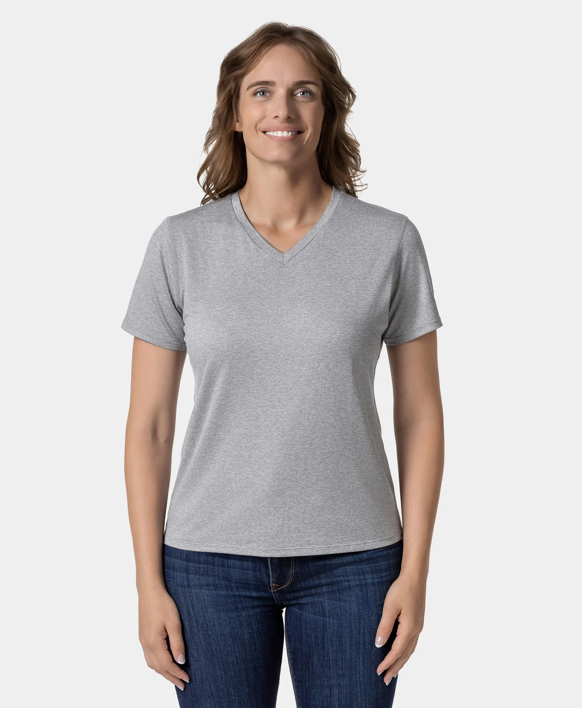 Women’s TechTrail V-Neck Performance T-Shirt (Final Sale) - Image 7