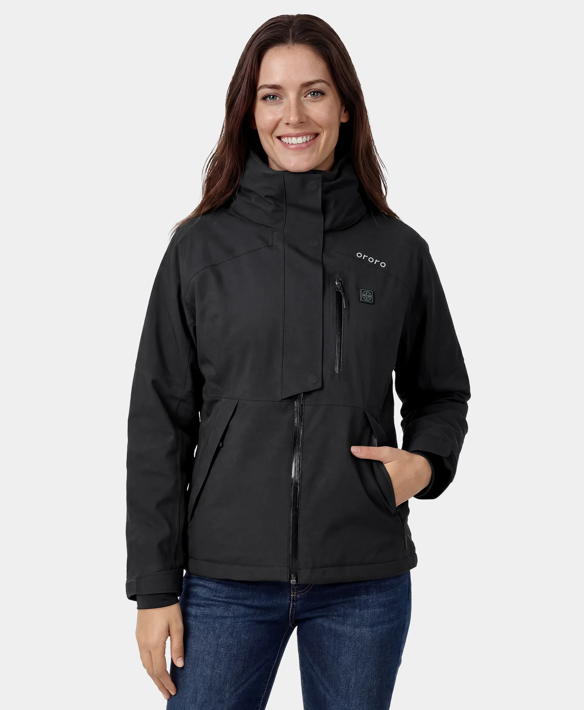 Women's Waterproof Heated Ski Jacket (Final Sale)